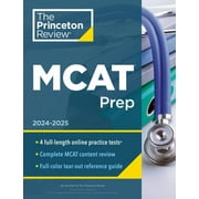 Graduate School Test Preparation Princeton Review MCAT Prep, 2024-2025 4 Practice Tests + Complete Content Coverage, Paperback