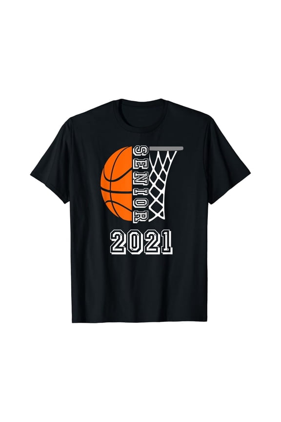 Graduate Senior Class 2021 Graduation Basketball Player T-Shirt