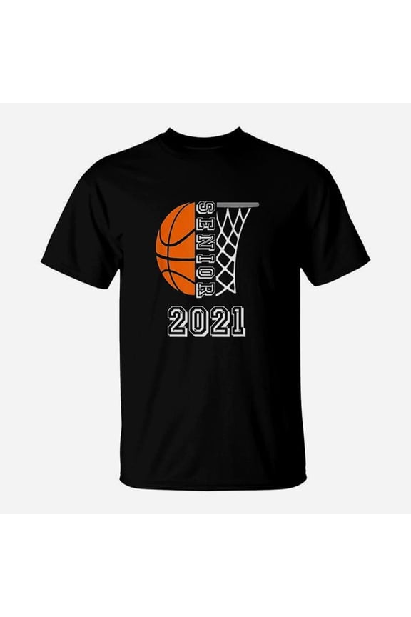Graduate Senior Class 2021 Graduation Basketball Player TShirt