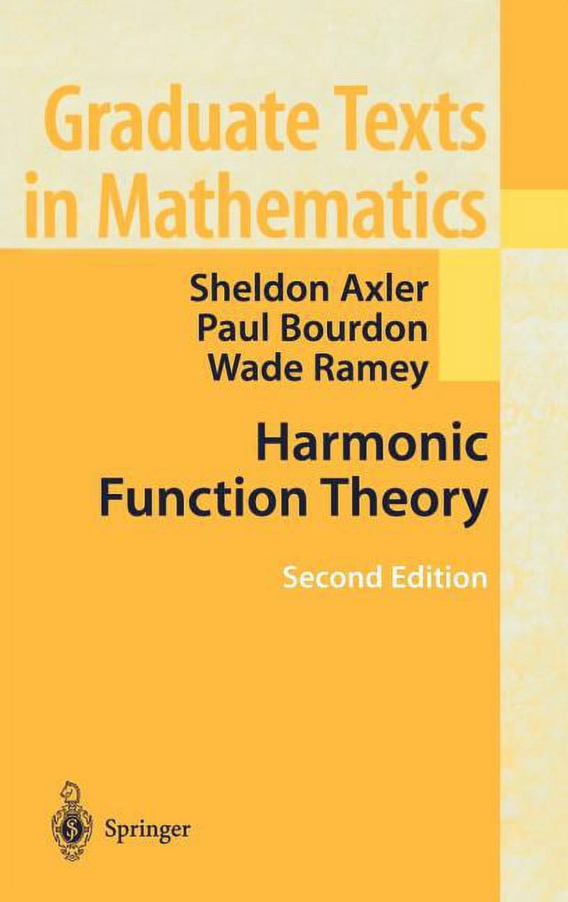 Graduate Texts in Mathematics Harmonic Function Theory, Book 137, (Hardcover)