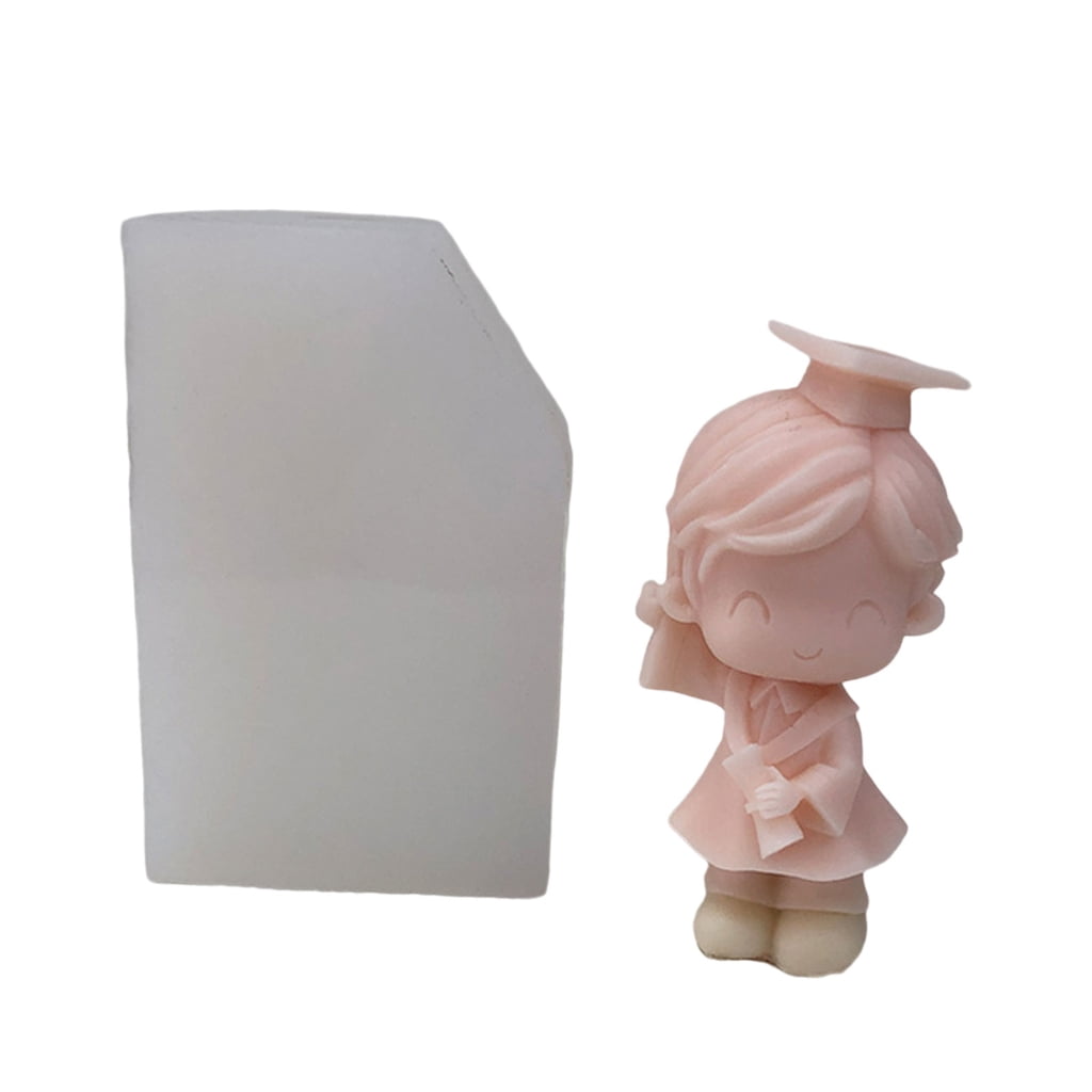 Graduated Boy Girls Silicone Molds Scented Candle Molds DIY Table Ornament Molds Craft Making Supplies Easily to Clean