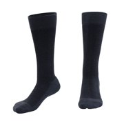 Graduated Compression Chevron Dress Socks for Men & Women | MDSOX 15-20 mmHg | (Dark Gray, Medium) - Best Choice, Ideal for Everyday Use, Travel, Maternity Pregnancy, Nursing, Circulation & Recovery
