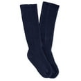 thumbnail image 1 of Graduated Compression Diabetic Calf Sock, Navy Blue, Large, 1 of 3