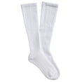 thumbnail image 1 of Graduated Compression Diabetic Calf Sock, White, Large, 1 of 5