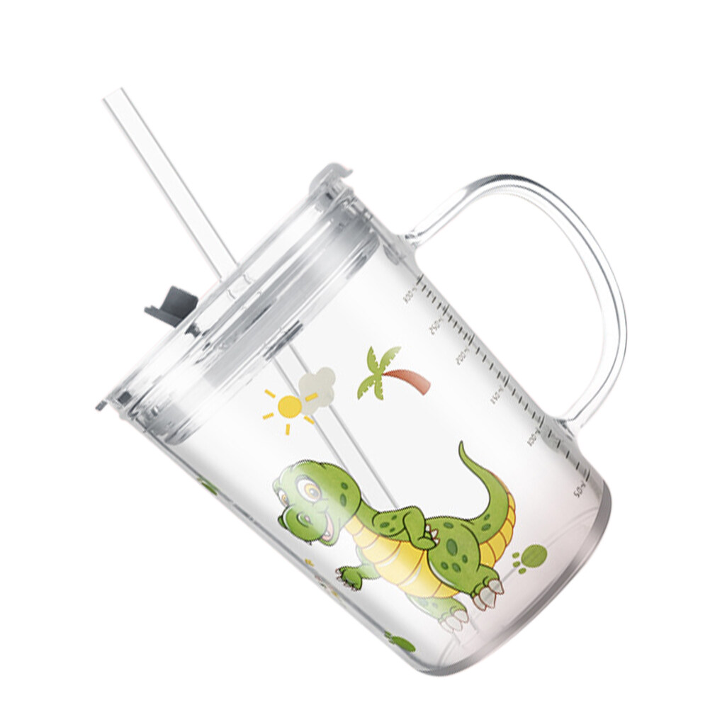 Graduated Cup Drinking Glasses Drink Learning Cup Breast Milk Container