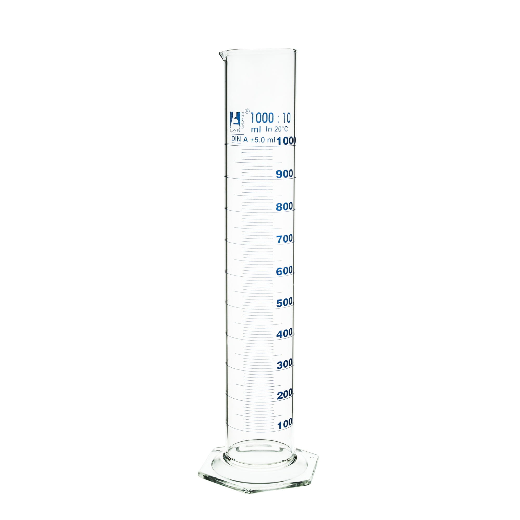 EISCO 1000ml Graduated Cylinder - Class A Tolerance For Labs