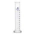 thumbnail image 1 of Graduated Cylinder, 500ml - Class A Tolerance ?2.50ml - Round Base - Blue Graduations - Borosilicate 3.3 Glass - Eisco Labs, 1 of 4