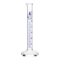 thumbnail image 1 of Graduated Cylinder, 5ml - Class B Tolerance ?0.10ml - Round Base - Blue Graduations - Borosilicate 3.3 Glass - Eisco Labs, 1 of 4