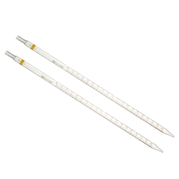 Graduated Dropper Pipettes 2 Pcs 20ml Reusable Borosilicate Glass Pipette for Transfer Liquid for Laboratory, Chemistry, Clear