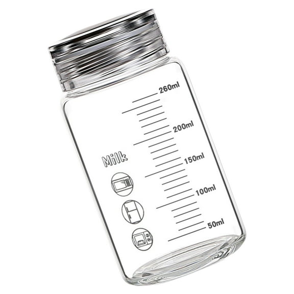 Graduated Glass Portable Water Bottle Outdoor Cup Coffee Liquid Measuring Cups Tea Formula Pitcher Men and Women