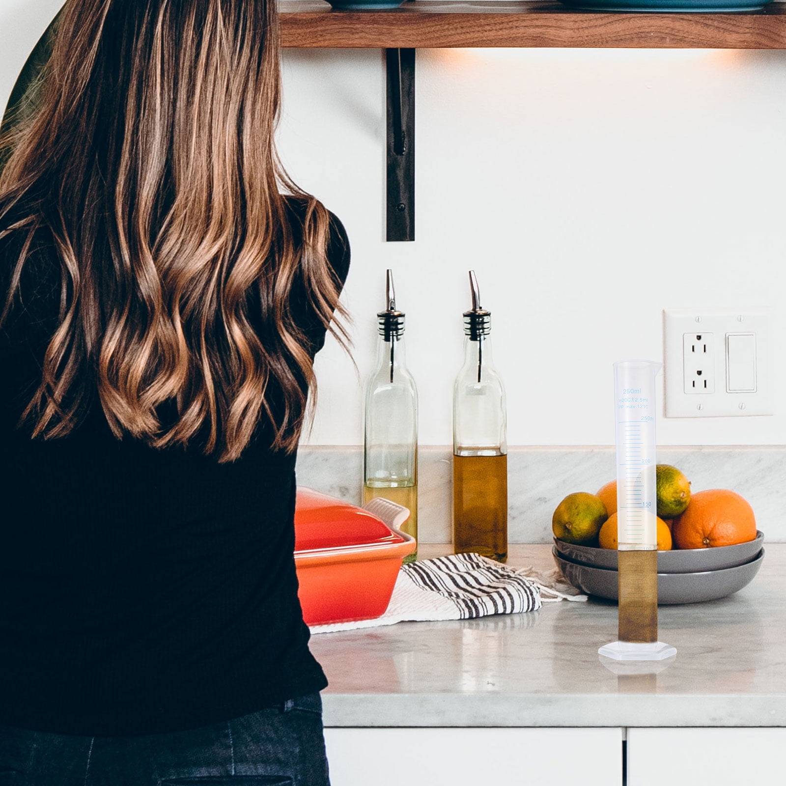 Graduated Measuring Cylinder Test Cylinder Set Tubetube Tub Stoppered