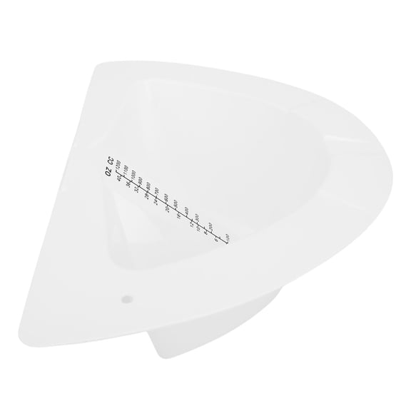 Graduated Specimen Collector Pan and Urine Collection Hat for Toilet, 40 oz / 1200 ml Capacity, Clear Blue Stool and Vomit Sample Collector, 10 Pack