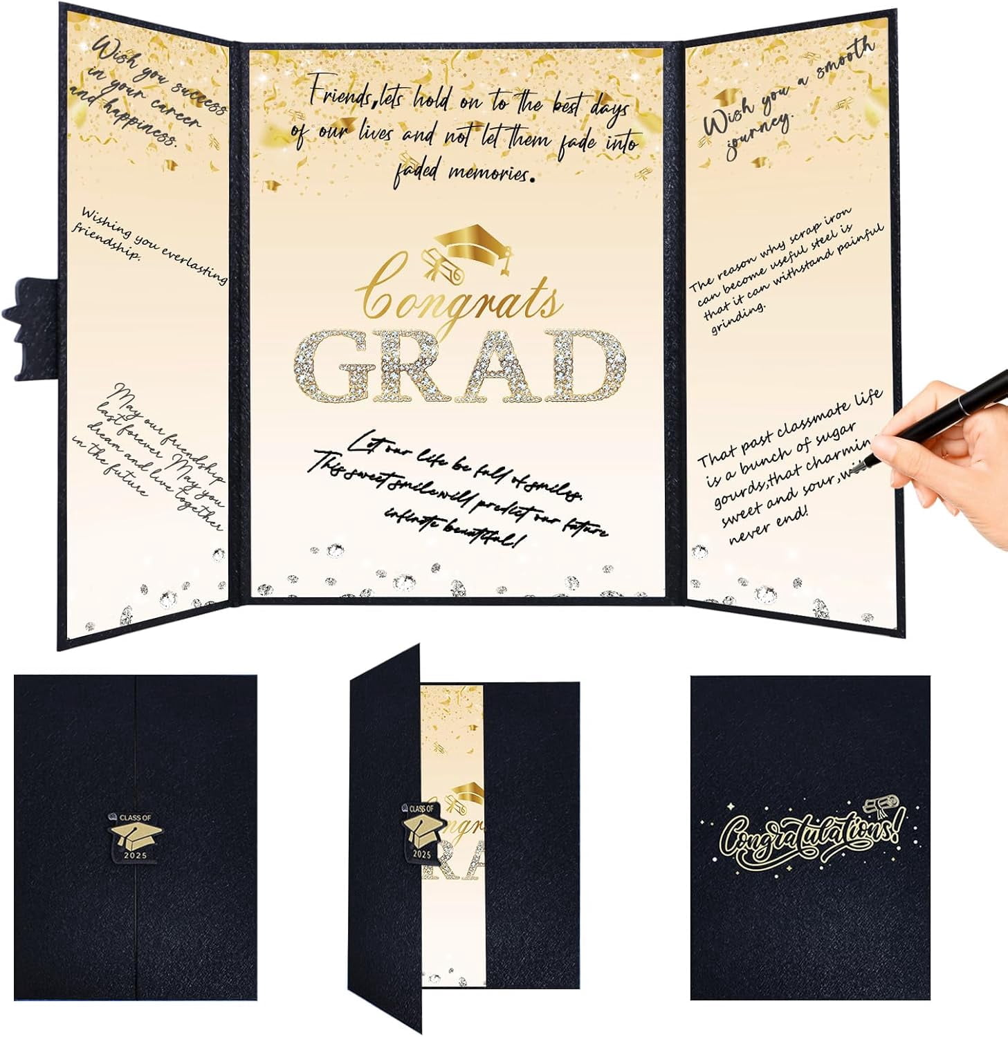 Graduates Alternative Signature Guest Book Graduation Decorations Class ...