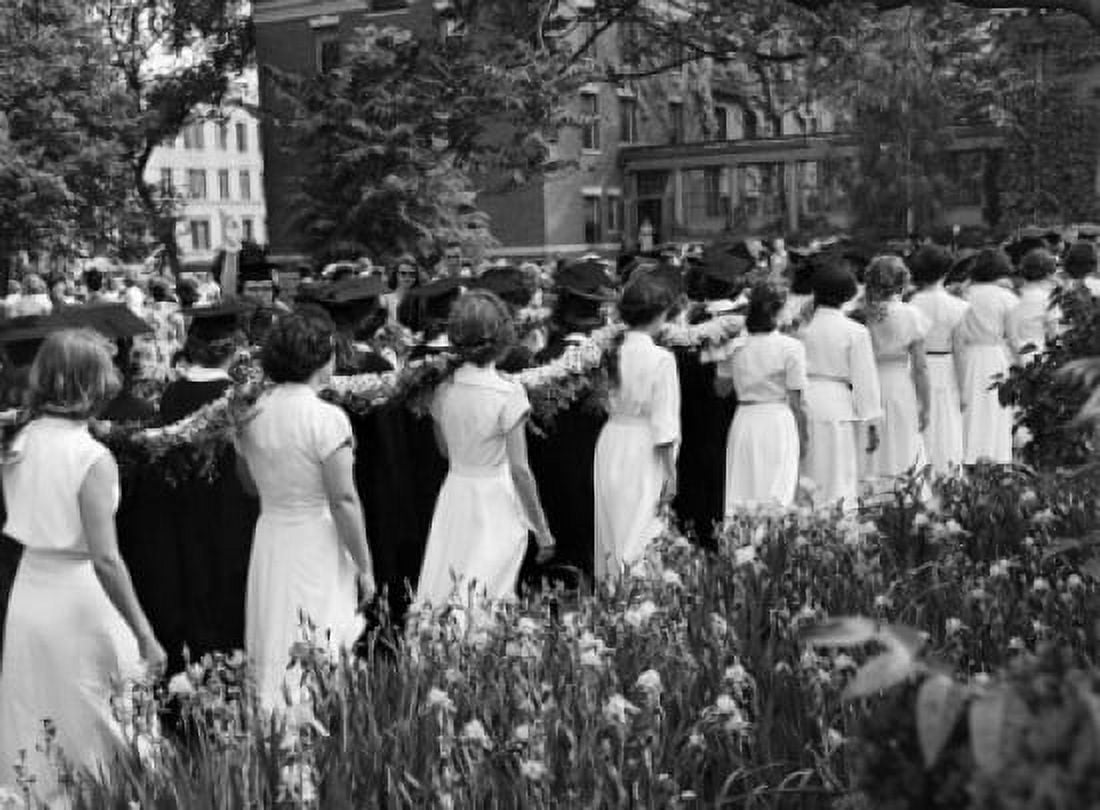 Graduates walking in a ceremony Canvas Art -  (18 x 24)