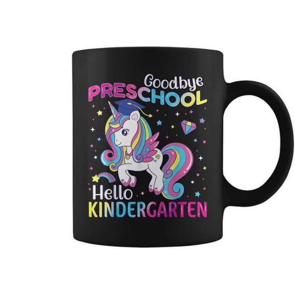 Graduation 2024 Goodbye Preschool Hello Kindergarten Unicorn Coffee Mugs