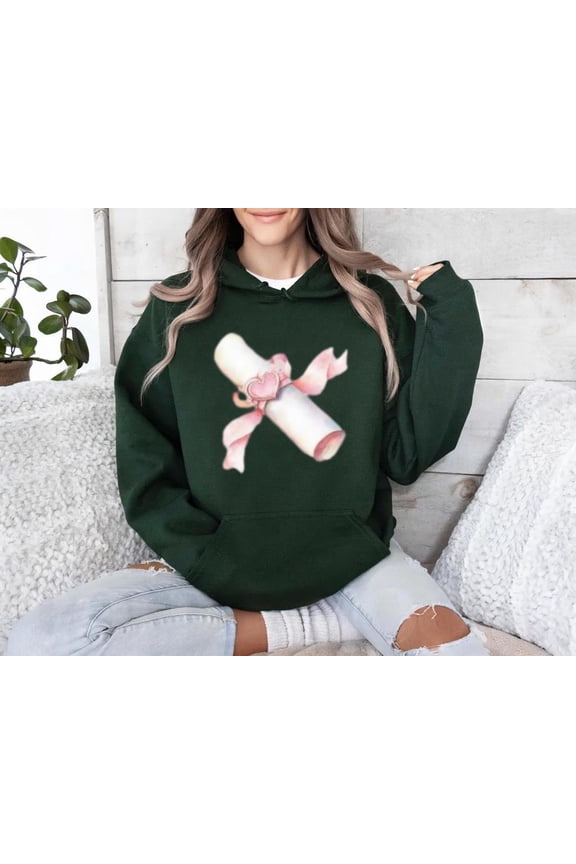 Graduation 2025 Cap Gown Future Class Achievement School Senior Diploma Hoodie, for men & women, up to size 5XL