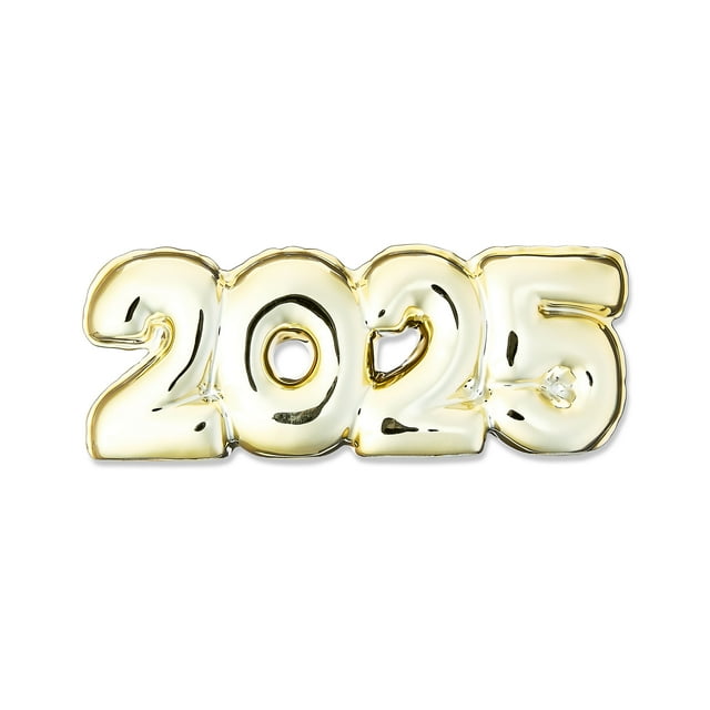 Graduation Gold 2025 Decor, 8 in x 3 in, by Way To Celebrate