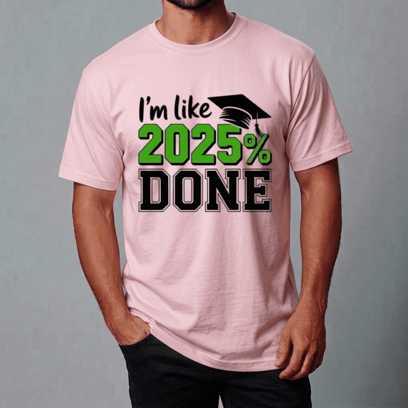 Graduation 2025 Simple Class Year Celebration Design Unisex Tee,S- 5XL
