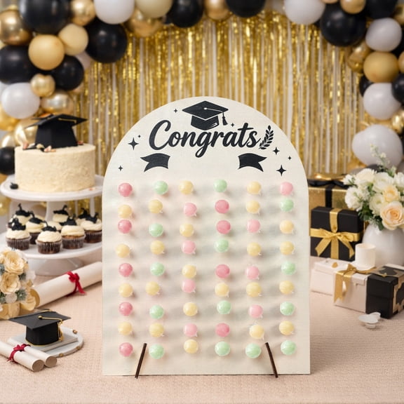 Graduation 2026 Candy Display Stand,Lollipop Holder Board,Decorative Centerpiece for Graduation Party,Dessert Table,Photo Booth,Graduation Event