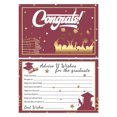 thumbnail image 1 of Graduation Advice Cards - 10PCS Graduation Party Supplies Advice for the Graduate Graduation Decorations Party Favors Table Games Personalized Graduation Cards, 1 of 6