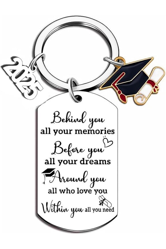 Graduation Announcement Class of 2025 Class of 2025 Graduation Decorating Academy Keychain