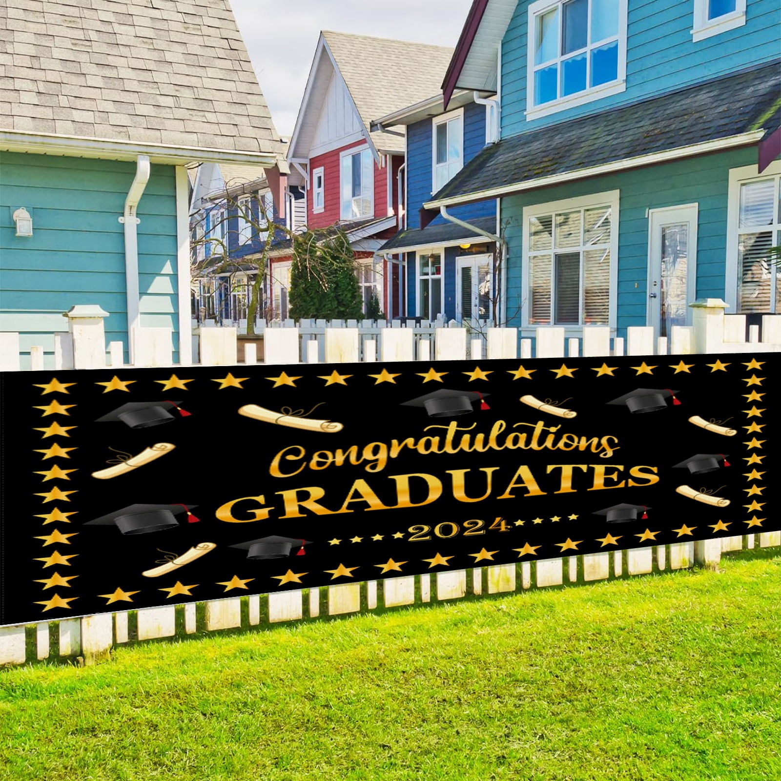 Graduation Backdrop for Kids Class of 2024 Congrats Graduate Background ...