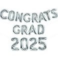 thumbnail image 1 of Graduation Balloons 16 Inch Silver Congrats Grad Balloons 16 Inch Silver 2025 Number Foil Balloons for 2025 Graduation Party Graduate Congratulations 2025 Congrats Grad Decorations, 1 of 12