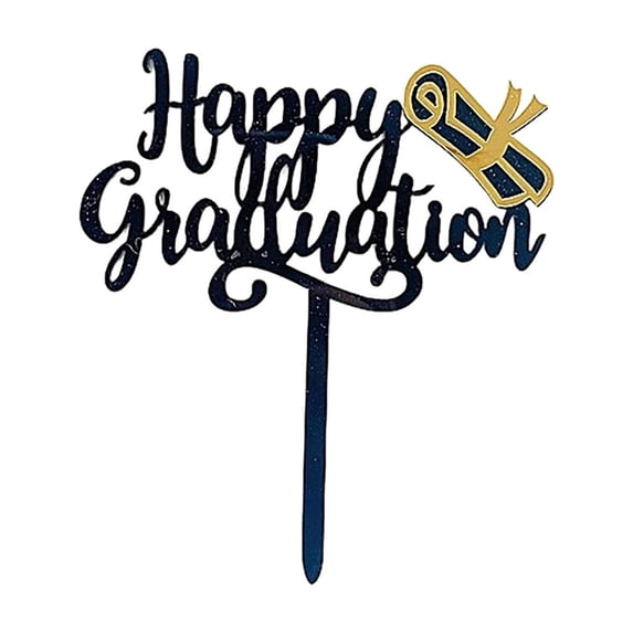 Acrylic Happy Graduation Cake Topper Congrats Grad Cake Topper Congrats 2026 Graduation Party Decorations 2026 School Graduation Party Decorations Supplies