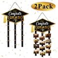 thumbnail image 1 of Grad Party Decor Graduation Welcome Sign with Photo Decoration Congrats Grad Photo Banner Class of 2026 Wall decor with Clips 2-Pack, 1 of 7