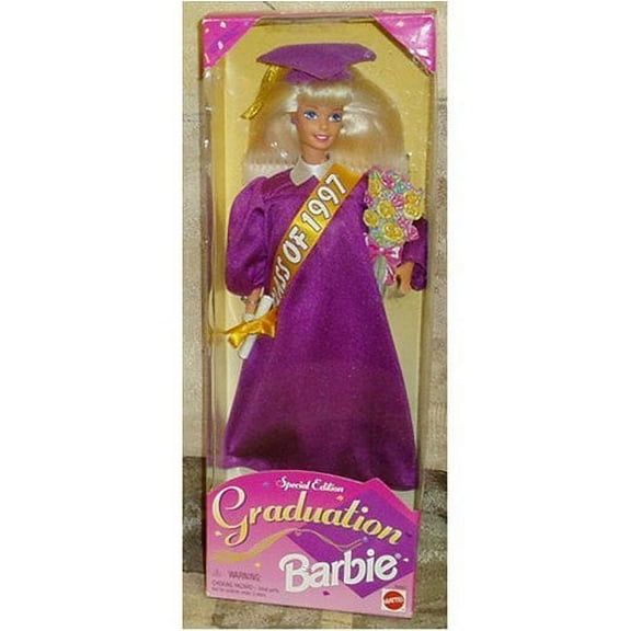 Open Box Graduation Barbie Doll Class of 1997 Special Edition Mattel 16487