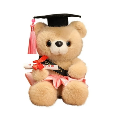 Graduation Bear Class of 2025 Graduation Plush Graduation Bear Gift Kindergarten Graduation Stuffed Animal Graduation Doll with Diploma and Sash for Graduation Day Gift