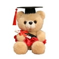 thumbnail image 1 of Graduation Bear Class of 2025 Graduation Plush Graduation Bear Gift Kindergarten Graduation Stuffed Animal Graduation Doll with Diploma and Sash for Graduation Day Gift, 1 of 6