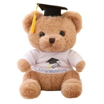 Graduation Bear Gift Plush Bear with Gown Cap Tassel Set Graduation Stuffed Bear Toy Plush Graduation Bear Doll for Graduation School 9”h