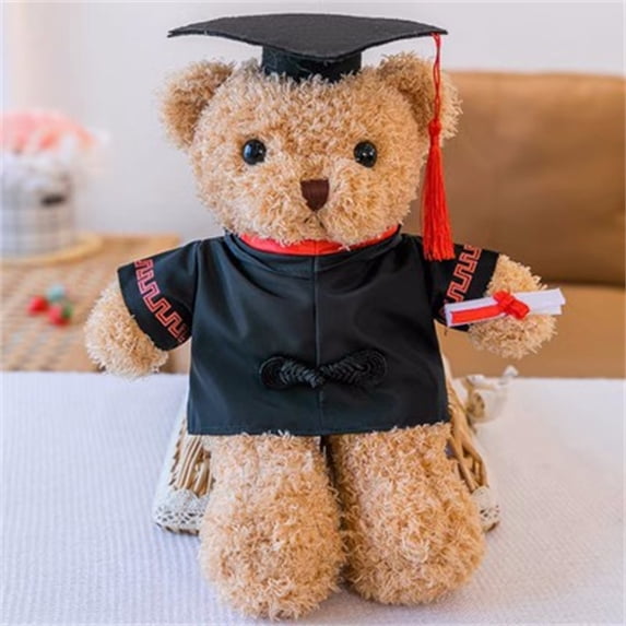 Graduation Bear Gift for Preschool Kindergarten Graduate Stuffed Animal Plush Soft Teddy Bear with Diploma Necklace Class