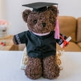 thumbnail image 1 of Graduation Bear Gift for Preschool Kindergarten Graduate Stuffed Animal Plush Soft Teddy Bear with Diploma Necklace Class, 1 of 1