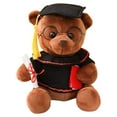 thumbnail image 1 of Graduation Bear Plush with Cap and Gown, Stuffed Animal Doll for Academic Achievement Gift, Commemorative Decor Soft Toy, 1 of 6
