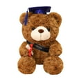 thumbnail image 1 of Graduation Bear Stuffed Toy 9.05in Cotton Plush Graduation Gift for College High School Kindergarten Commemorative Gift (Brown)​, 1 of 9