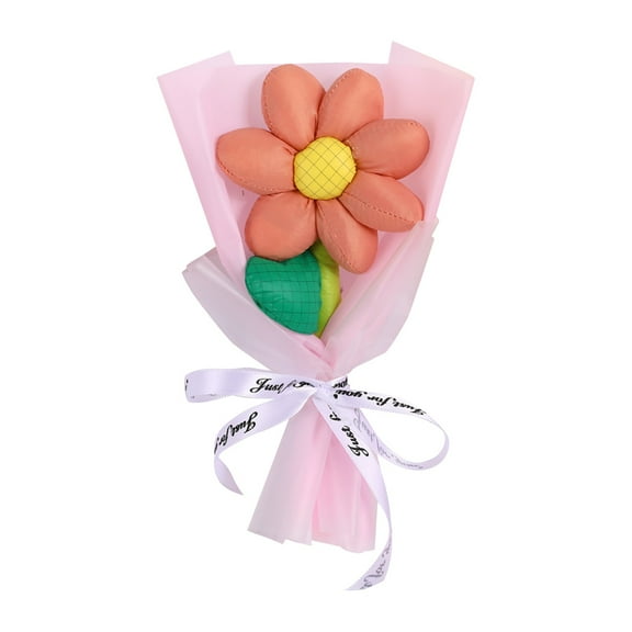 Graduation Bouquet Plush Bouquet Doll Cartoon Plush Bouquet for Birthday Wedding Valentine's Day Watermelon Red Woolen Yarn