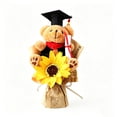 thumbnail image 1 of Graduation Bouquet Sunflower Mini Bear Doll Bouquet Graduation Gift Decoration, 1 of 8