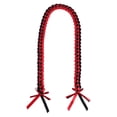 thumbnail image 1 of Graduation Braided Lanyard, Red and Black Handmade Ribbon, 1 Piece, for Graduation Ceremony Graduation Season, 1 of 2