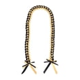 thumbnail image 1 of Graduation Braided Lanyard Ribbon, Black and Gold Hand Braided, 1 Piece, for Graduation Season Ceremony Decoration, 1 of 2