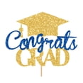 thumbnail image 1 of Graduation Cake Topper Decorations for Celebration Party Desserts Baking Supplies Class of 2025 Insert, 1 of 4