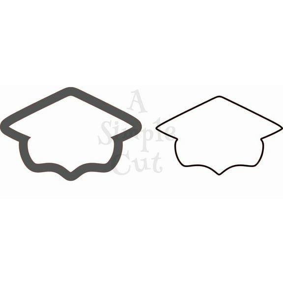 Graduation Cap Cookie Cutter