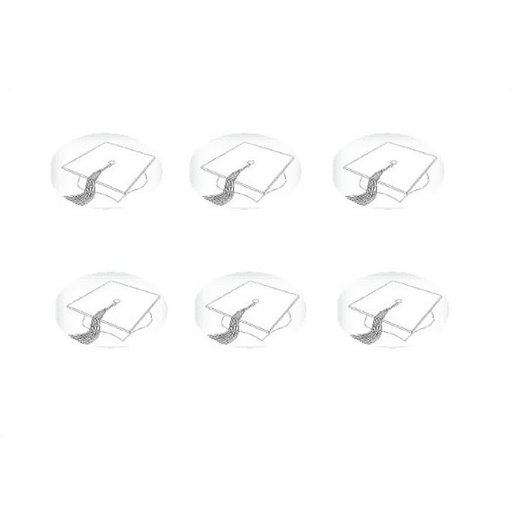 Graduation Cap Drawing 12 - 2 inch Cupcake Edible Frosting Photos