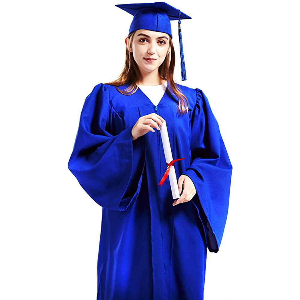 TngHui Unisex Matte Graduation Gown Cap 2023/2024 Year Charm for