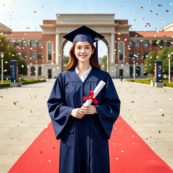 Graduation Cap Headband Mangle Furry for Kids Full Body Ouma Kokichi Cat Elegant Academic Ensemble For Finish With Pockets