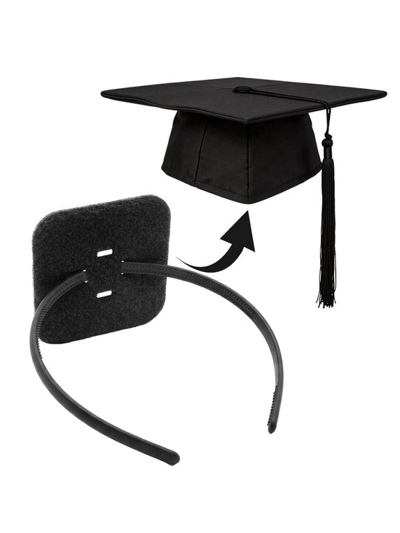 Graduation Cap Headband, Secure Grad Cap Upgrade Insert Hairband, Hat Accessories for Graduates Students Gift, Class of 2026(1PCS)