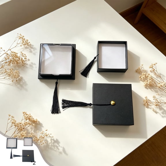 Graduation Cap Shaped Gift Box With Tassel, Congratulation Grad Cookie Candy Treat Box, Strong Black Cardboard For 2026 Party Favors Decorations