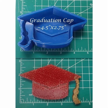 Graduation Cap Silicone Freshie Mold