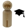 thumbnail image 1 of Graduation Cap Solid Rubber Stamp for Scrapbooking Crafting Stamping - Small 3/4 Inch, 1 of 7